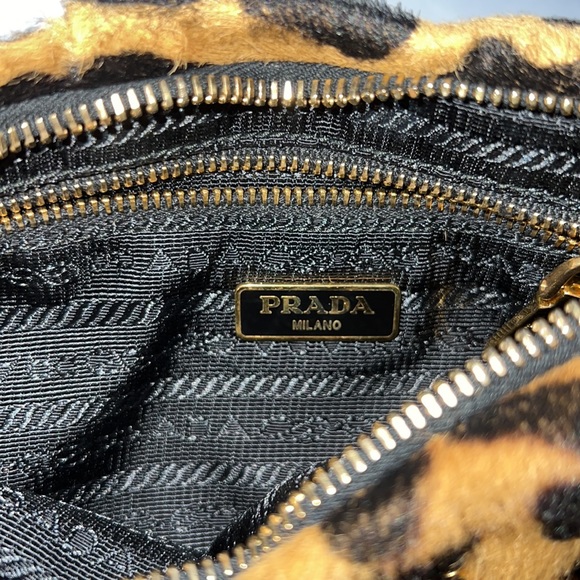 Prada Leopard Wristlet Clutch Bag - Picture 6 of 11